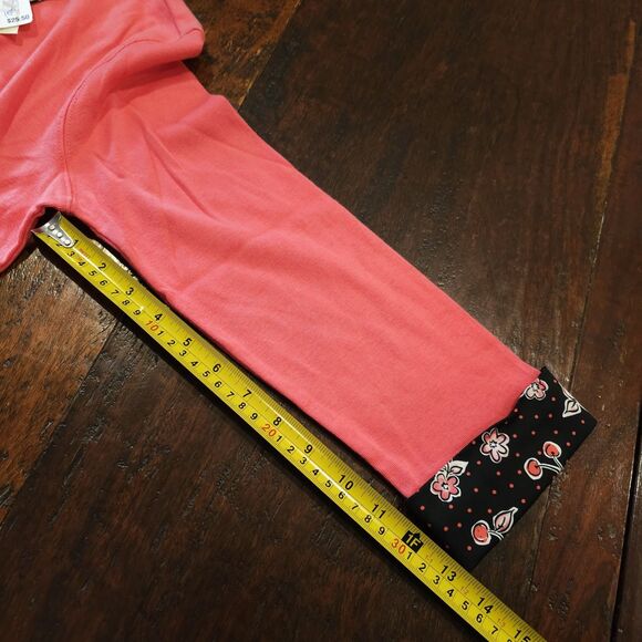 Christopher & Banks Size S Retro Novelty Soft Knit Cherry Print Pullover Cute - Picture 6 of 8